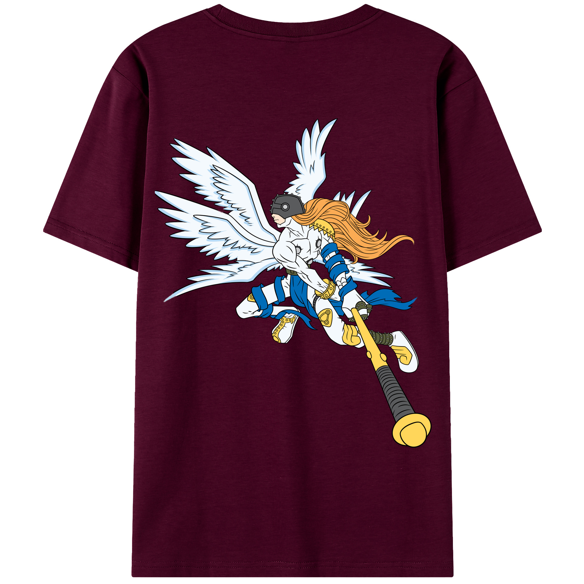 （画像用） Digimon デジタルモンスター/デジモン レディース半袖Tシャツ(バックプリント)